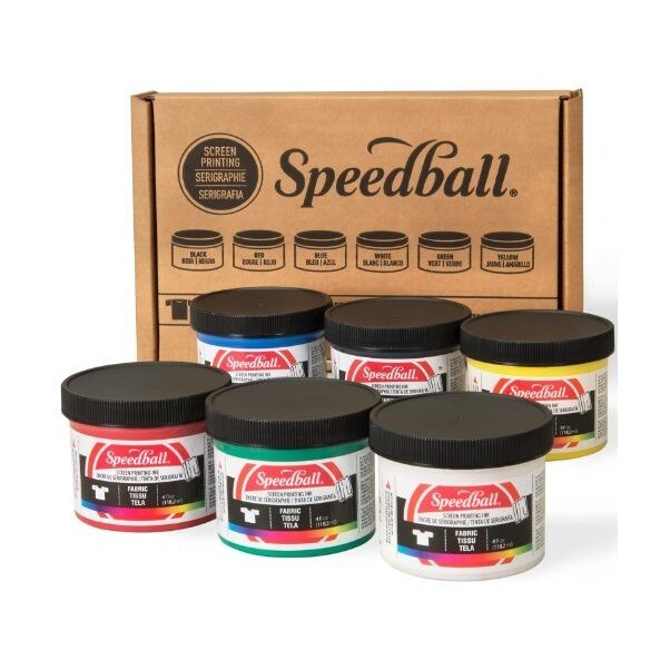 Caydo 23 Pc Screen Printing Starter Kit & Speedball Fabric ScreenPrinting Bundle