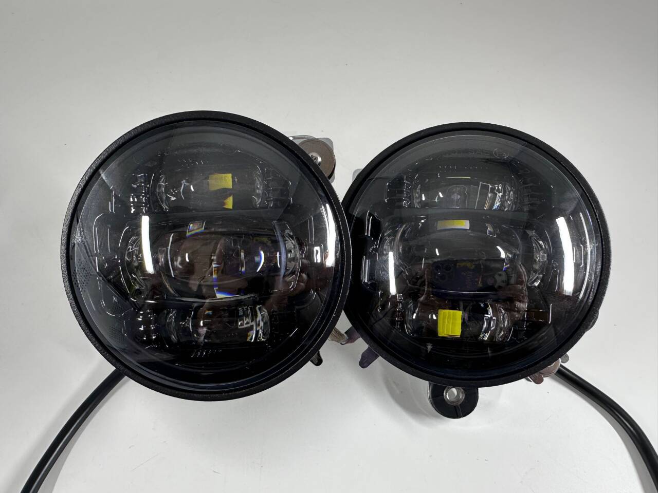 Black LED Driving Fog Lights For Honda Goldwing GL1800 2001-2010 Fog Lamps LH&RH