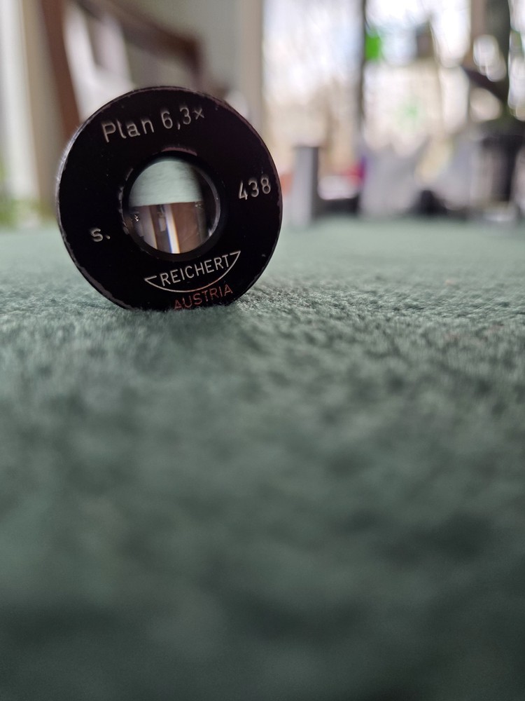 MICROSCOPE EYEPIECE REICHERT AUSTRIA Plan 6.3X