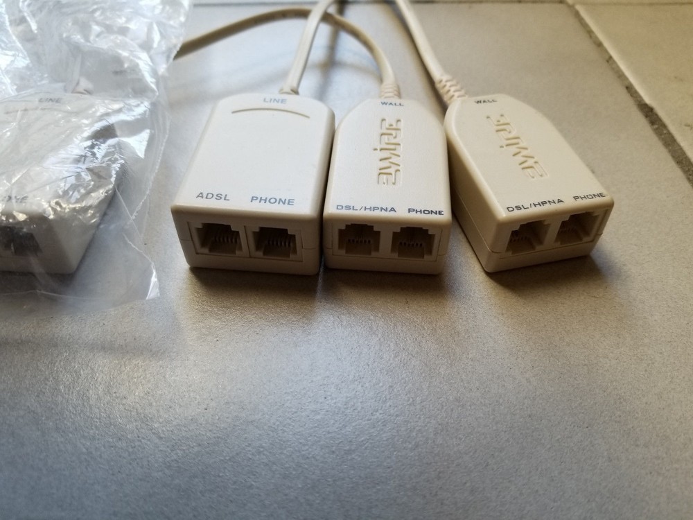 4x DSL / ADSL phone Filter / Splitter