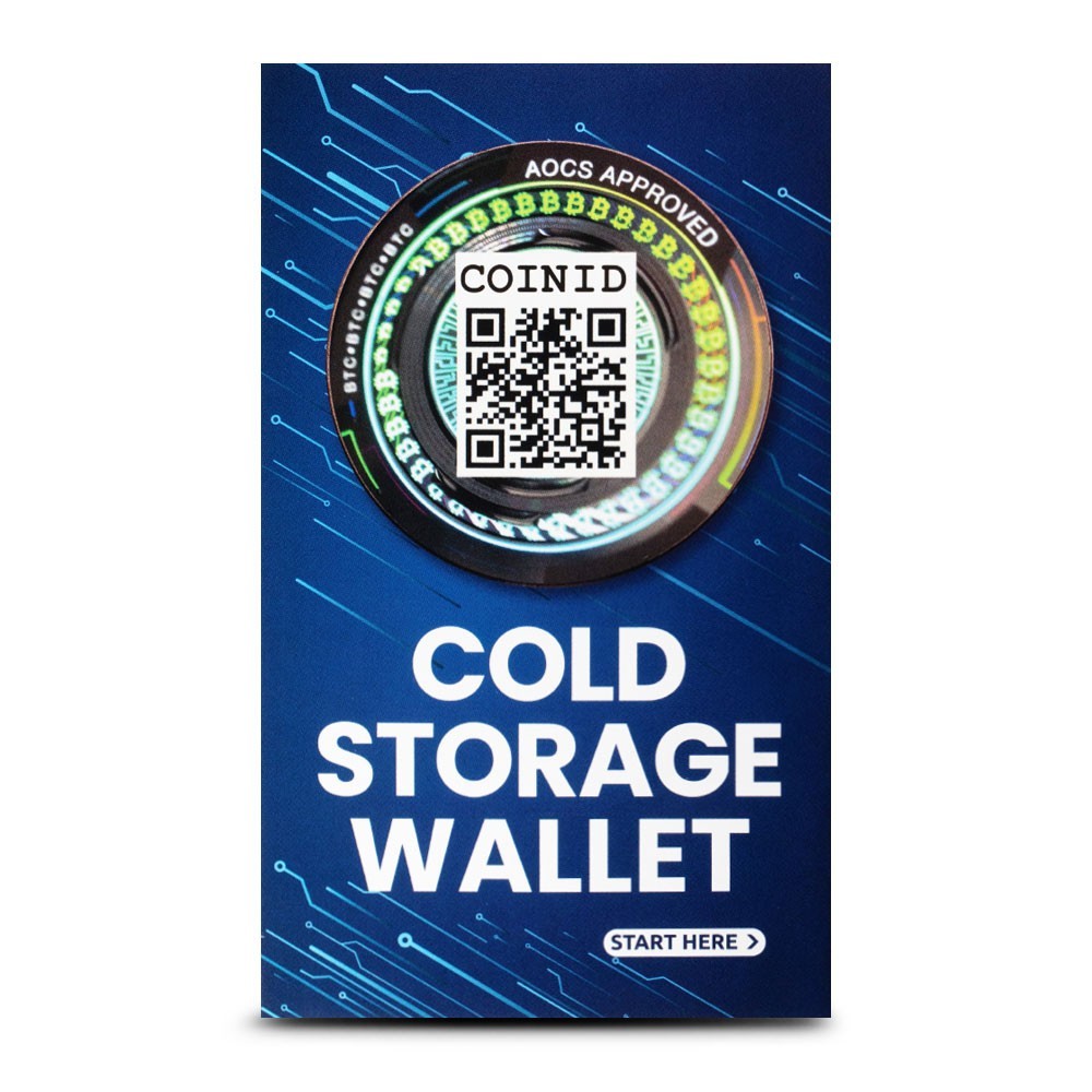 1 oz Bitcoin Cold Storage Wallet Copper Round (New)