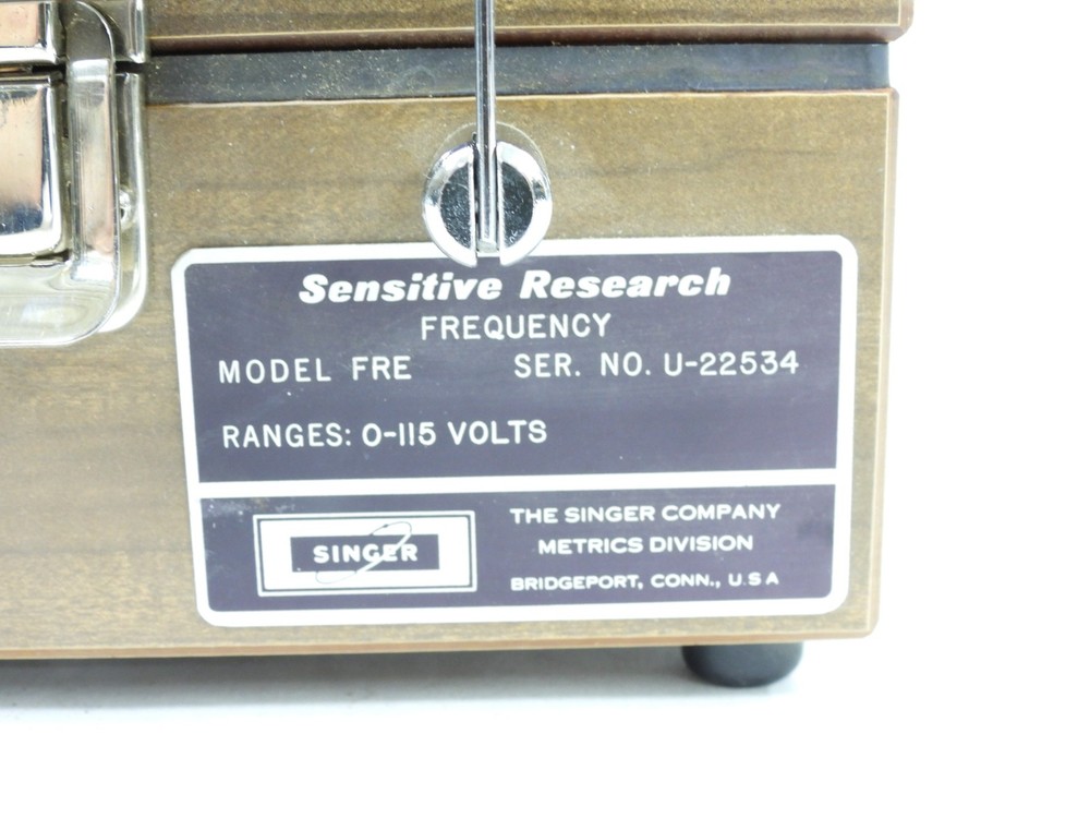 Sensitive Research Model FRE Frequency Meter (great condition)
