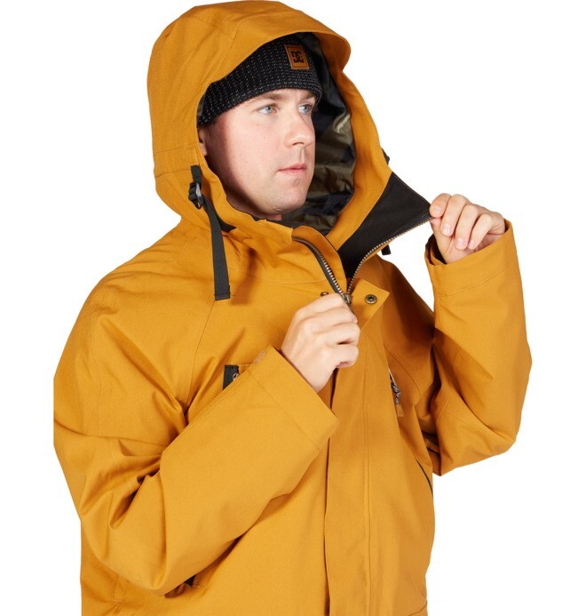 DC Stealth Parka Snowboard Jacket Men's Medium Cathay Spice