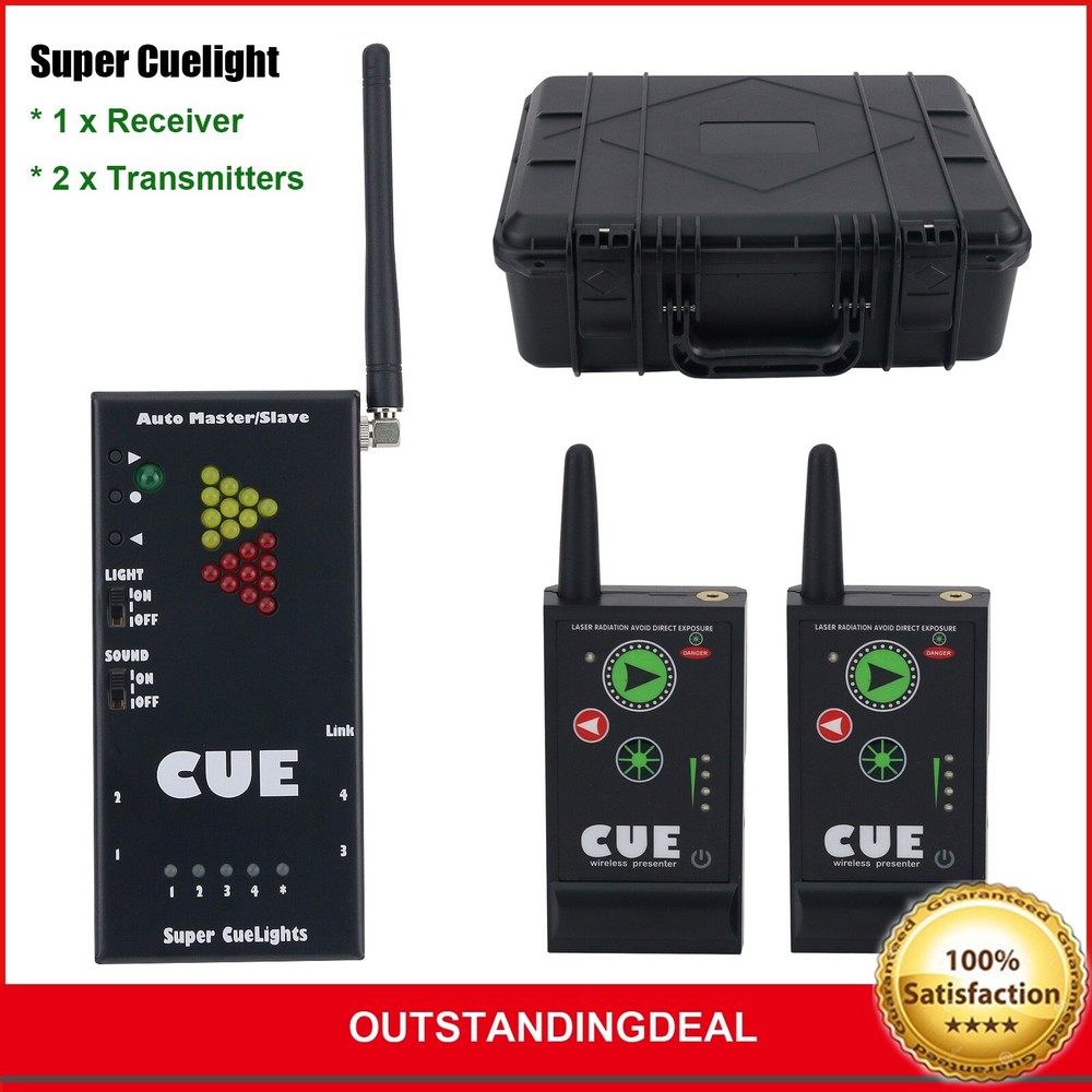 Super Cuelight Presenter 1 Receiver + 2 Transmitters for PowerPoint Presentation
