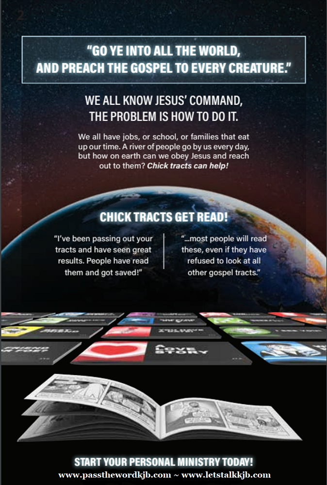 LIMITED TIME OFFER | JACK T CHICK | BASIC GOSPEL BIBLE TRACK | POPULAR
