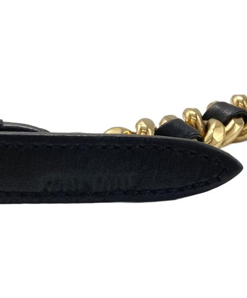 MIU MIU Chain belt black