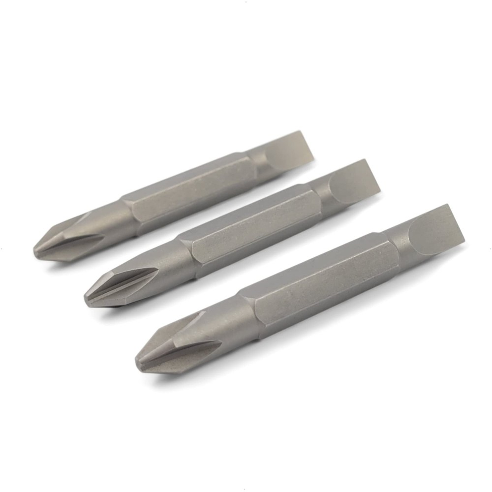 1/4 Hex Screwdriver Bit Set for Drill - Double Ended Driver for Phillips and