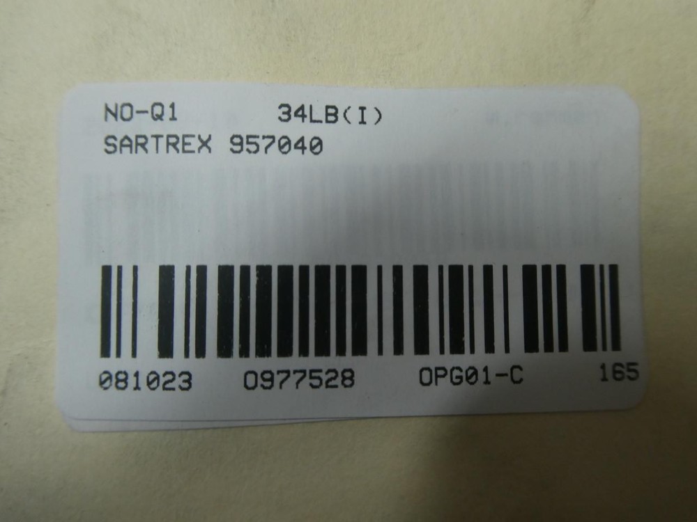 Sartrex 957040 Chassis Module Rack