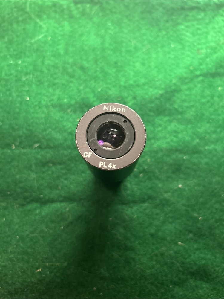Nikon CF PL 4X Microscope Lens Eyepiece