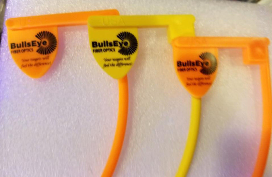 Rifle/Pistol Safe/Empty Chamber Safety Flagsl Range - ORANGE/YELLOW