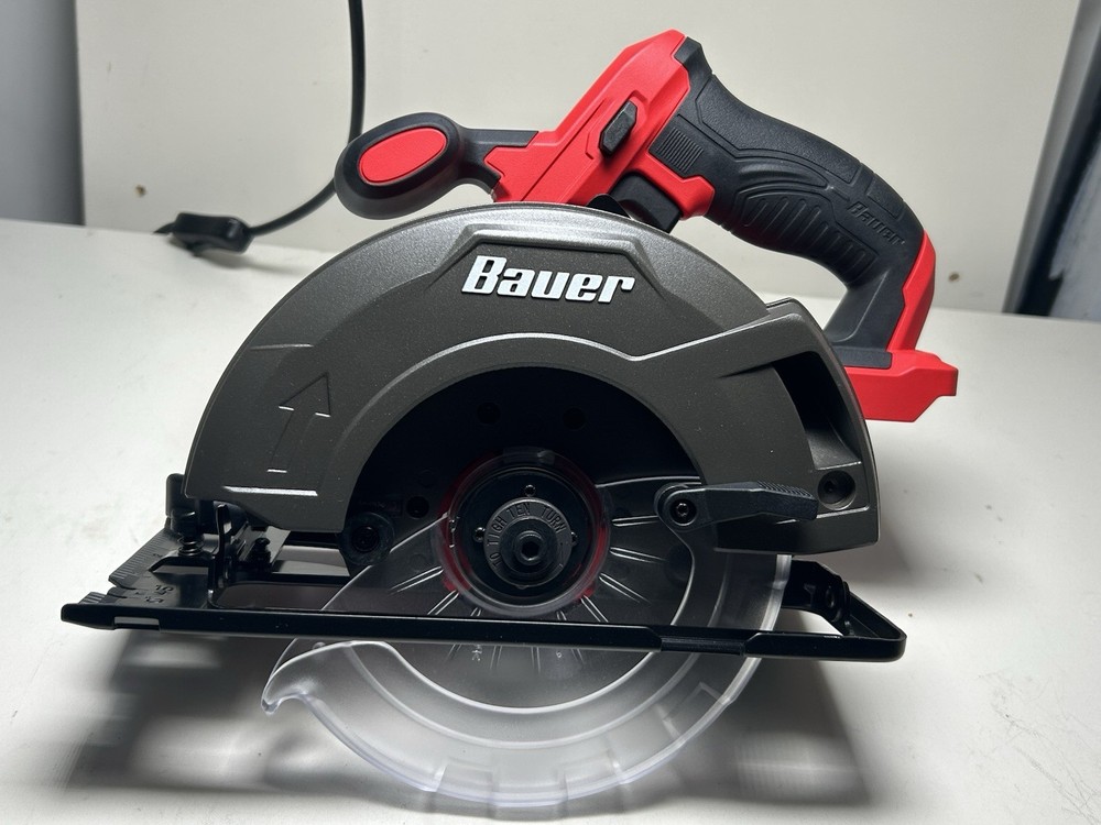 NEW Bauer 20V CORDLESS 6-1/2” CIRCULAR SAW Tool Only 57504 2072C-B P (Open Box)!