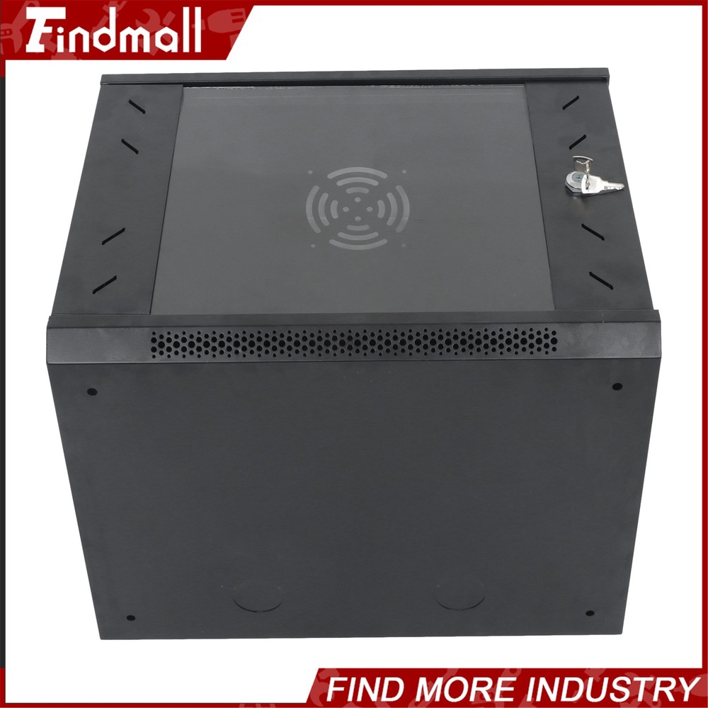 Findmall 9U Wall Mount Network Server Rack Cabinet Enclosure 15.5'' Deep