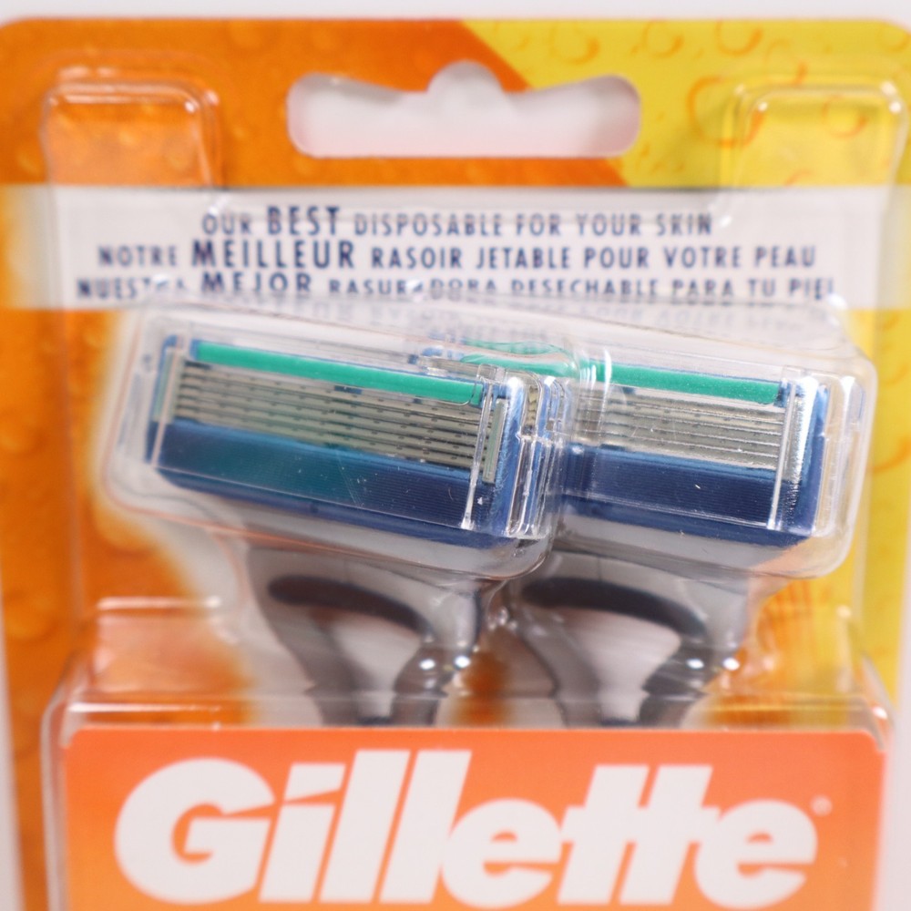 2 PACK Gillette Sensor5 Men's Disposable Razors, 2 Count Each