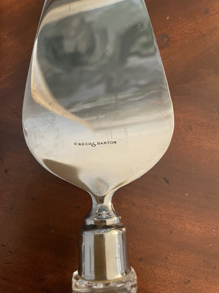 Reed & Barton Cake Knife And Server Set