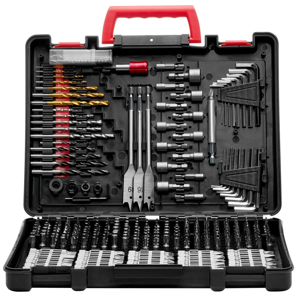 Drill Bit Set 318PCS Screwdriver Bit Set with Carrying Case Multi-purpose