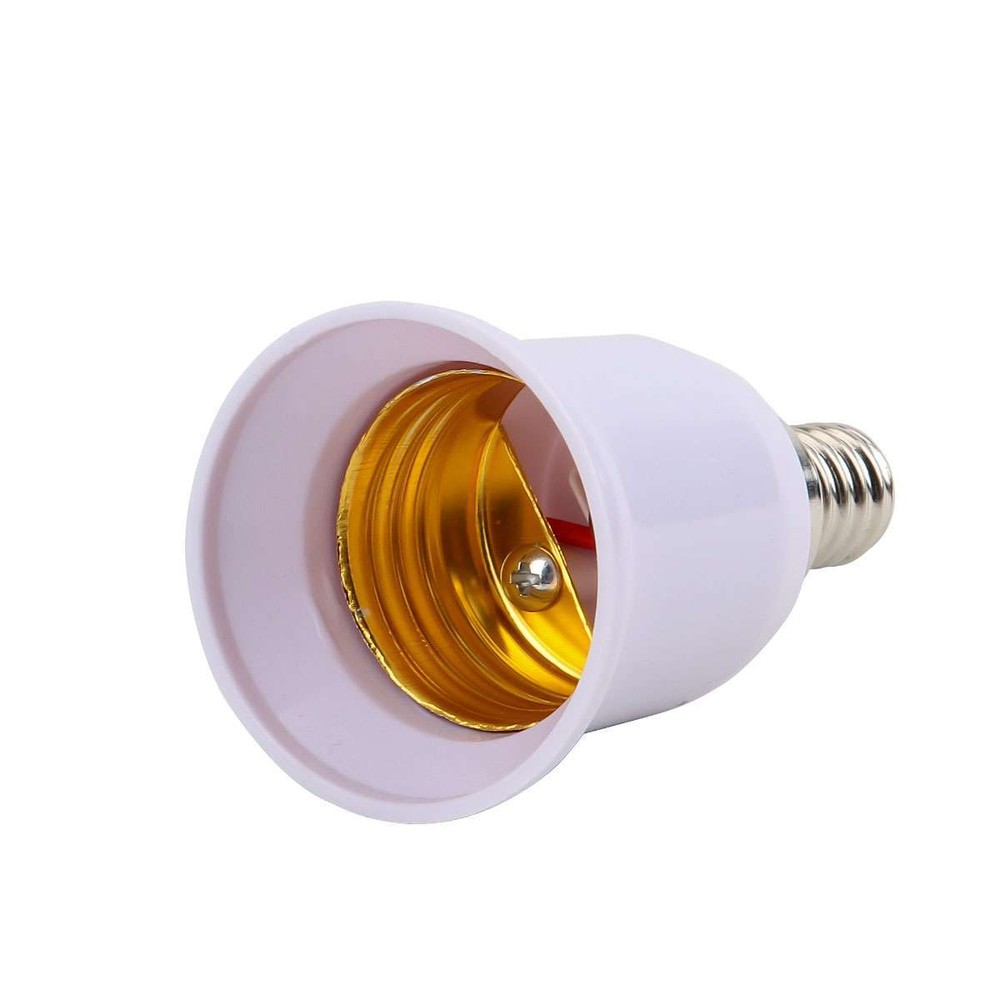 10pc E12 to E26/E27 Light Bulb Socket Adapter Standard Base Chandelier Converter