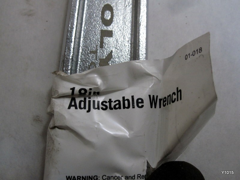 Olympia Tools 18" Adjustable Wrench