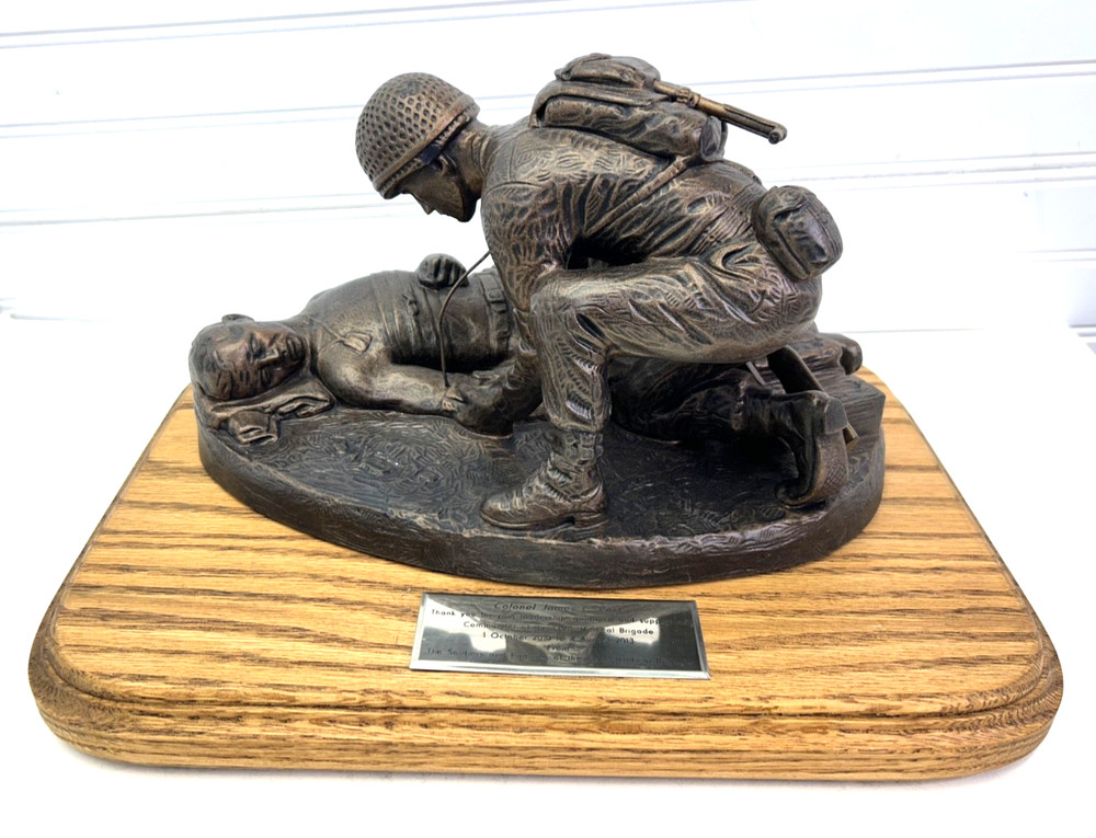 2013 US Army 139th Medical Brigade Commanding Officers Presentation Display