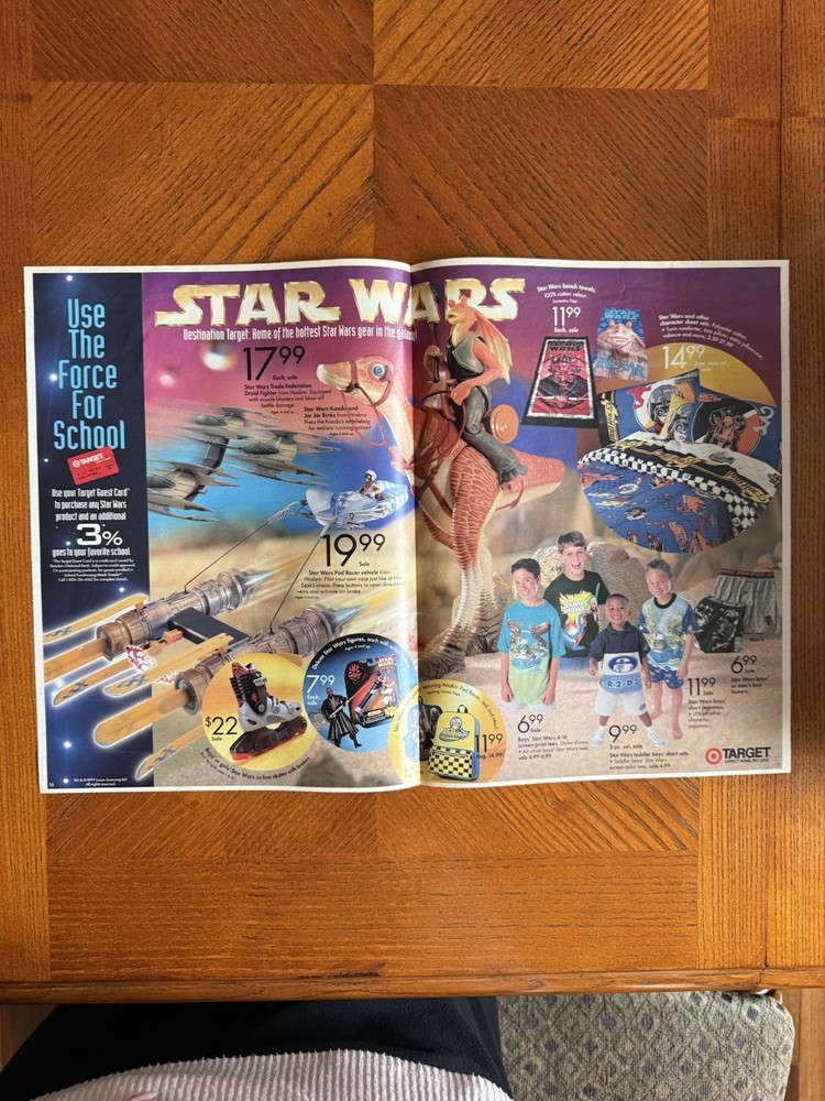 Star Wars The Phantom Menace Target Advertisement