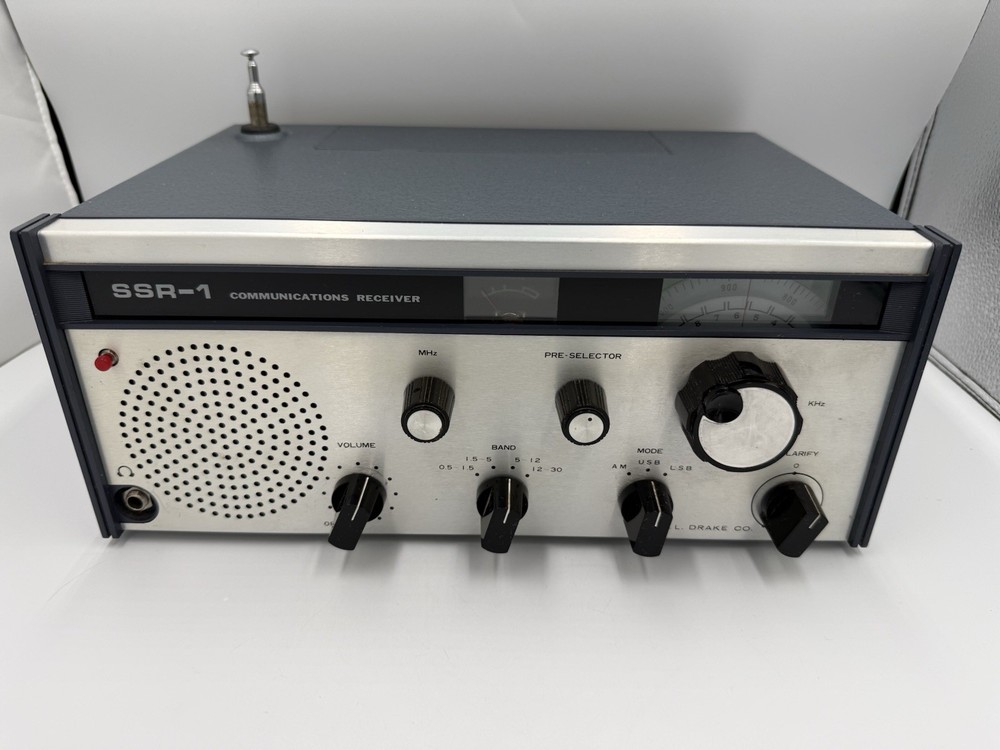 Drake SSR-1 Shortwave Ham AM/LSB/USB/CW Radio Communications Receiver - Working
