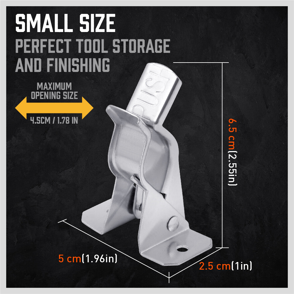 10 Pack Shovel Holder Wall Mount Garden Tool Organizer Broom Mop Spring Grip H-D