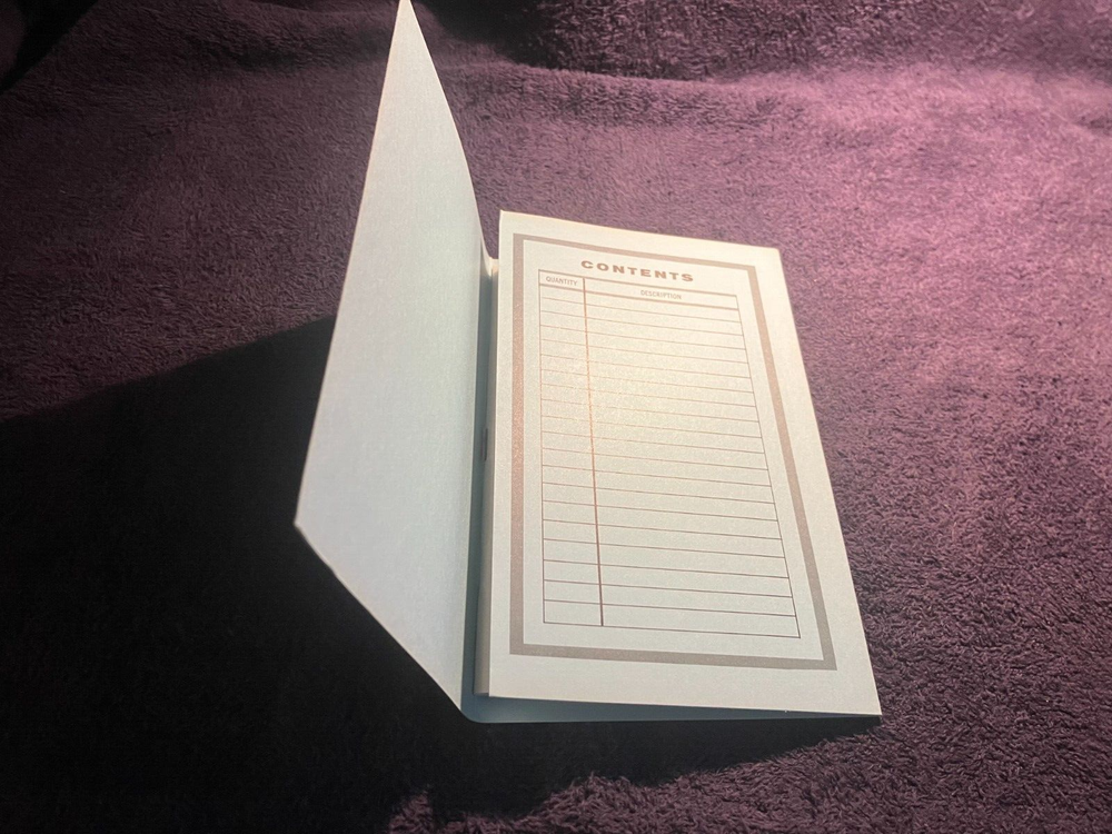 White Ace Mint Stamp File - 4 1/2" x 7"