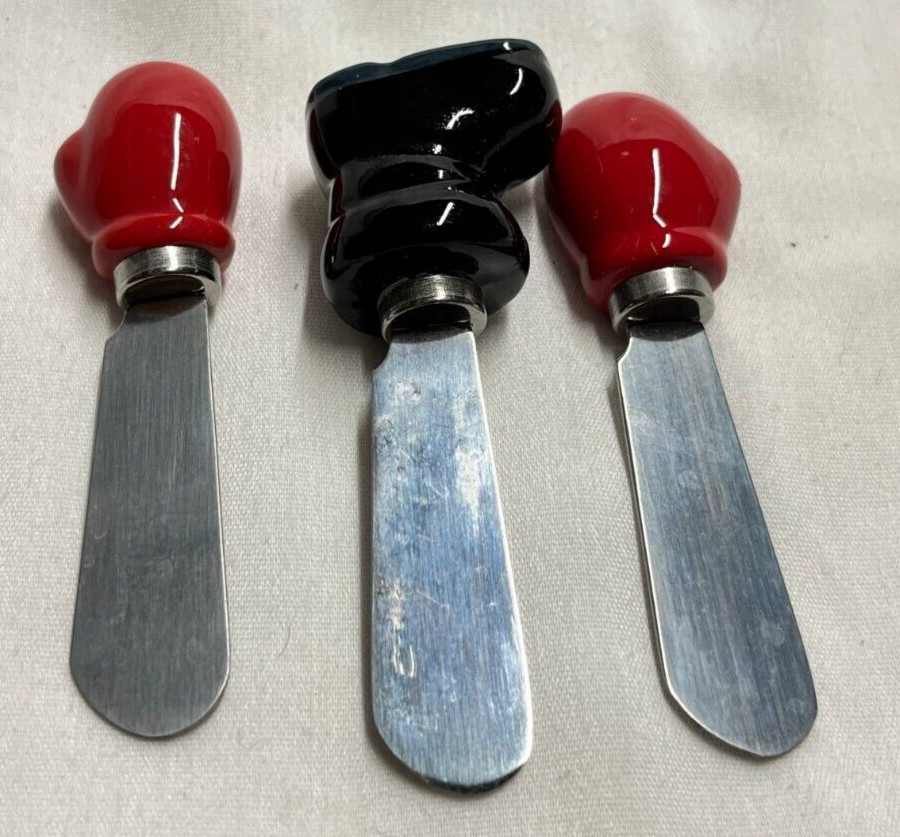 Hallmark- Mittens and Boot Canape Knives