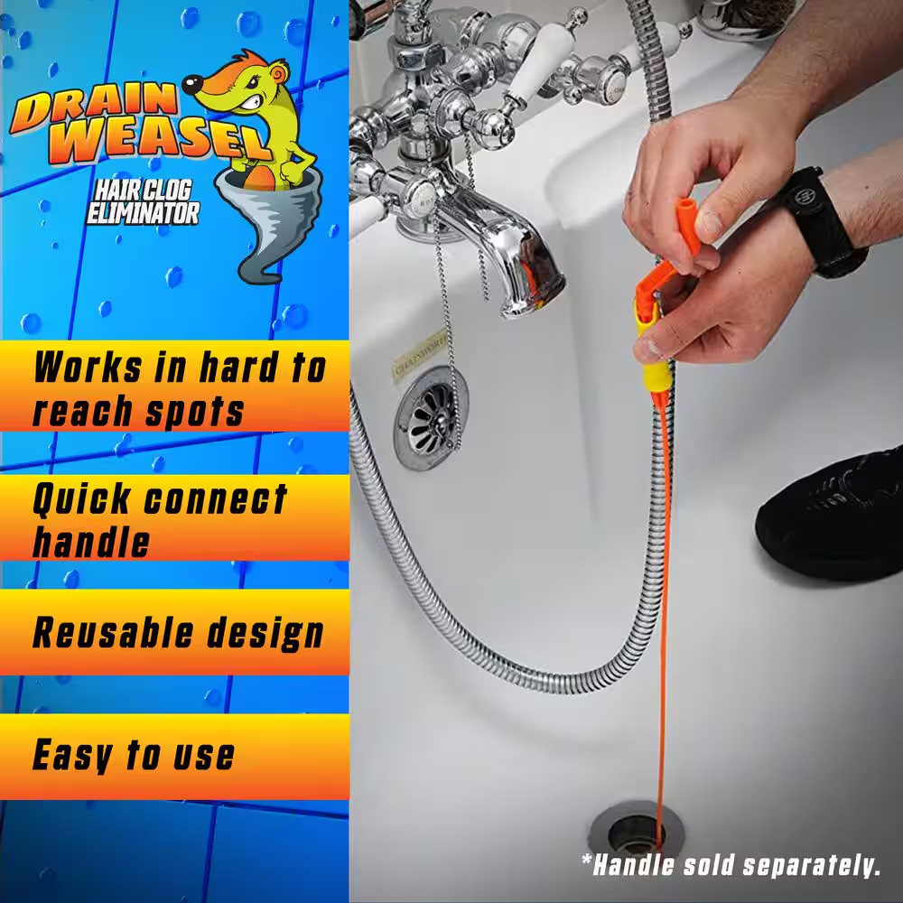 Drain Weasel Refill for Drain Cleaning (12-Pack)