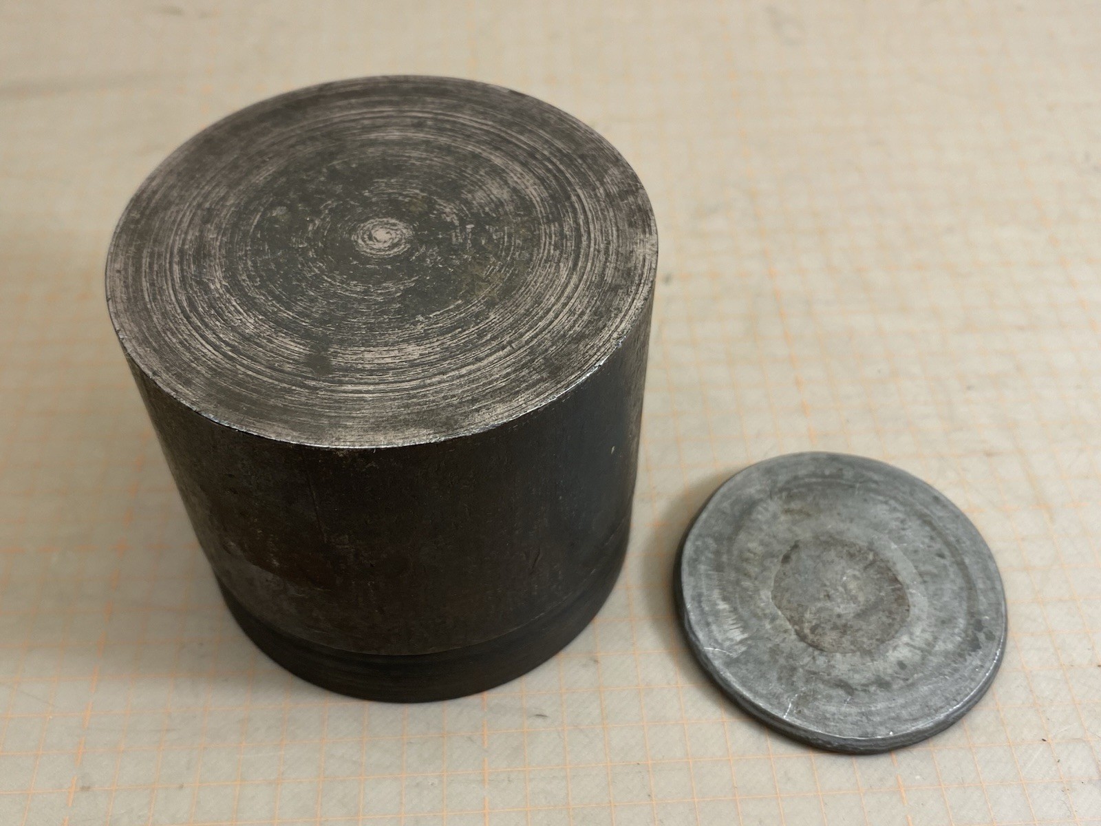 VTG Die Mold Native American Indian Chief Michigamua Tomahawk Watch Fob Medal