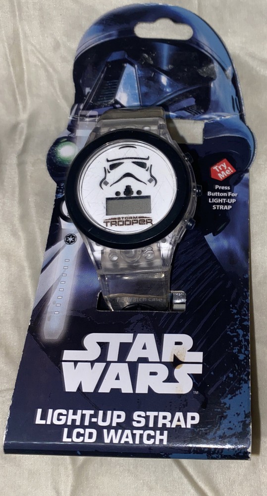 Star Wars Light-up Strap LCD Watch Light Up Stormtrooper