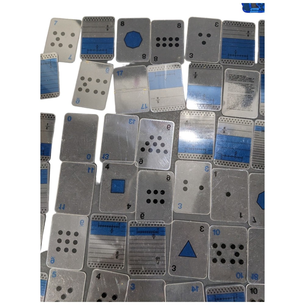 Overhead Math Manipulatives Dominoes Teaching Tiles