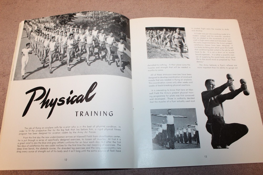 Original WW2 U.S. Army Air Forces "Preflight" Aviation Cadets April 1943 Booklet