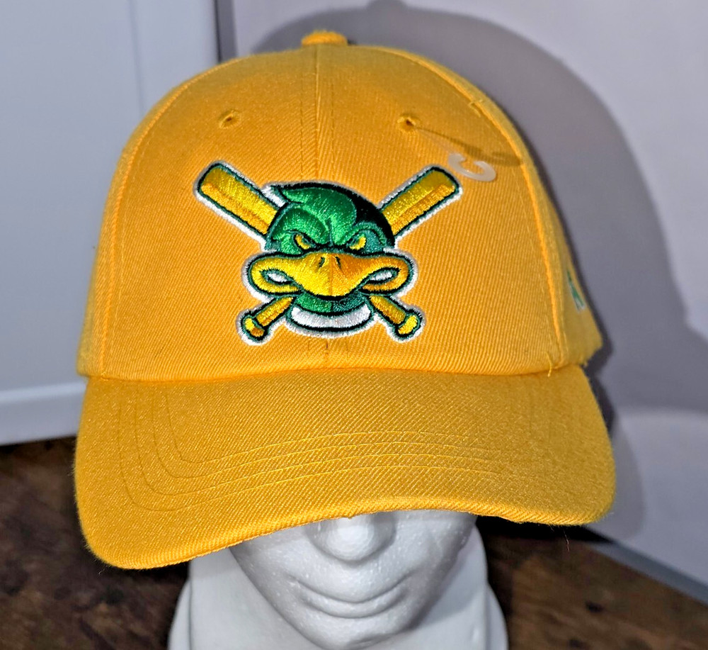 Madison Mallards Baseball Hat Cap Big Top Yellow Adjustable