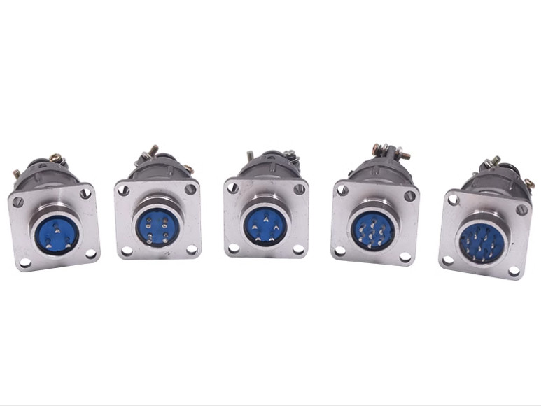 CX16 Series Aviation Plug & Socket Panel Mount Electrical Wire Connector 16mm