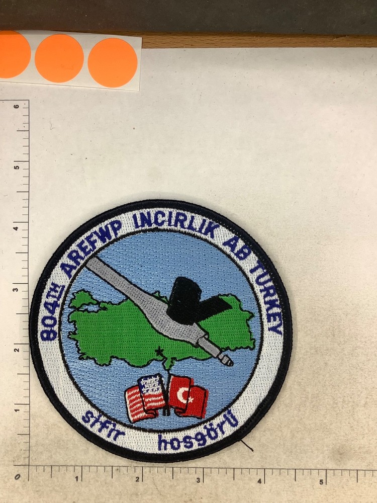 USAF 804th AREFWP INCIRLIK AB TURKEY SQUADRON PATCH