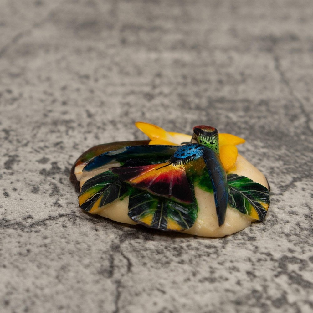 Hummingbird Tagua Carving