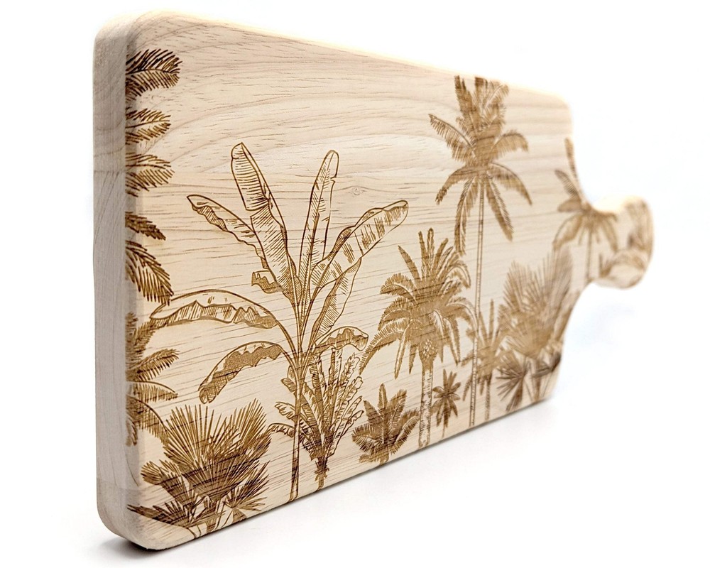 TROPICAL JUNGLE FLORA Cutting Board