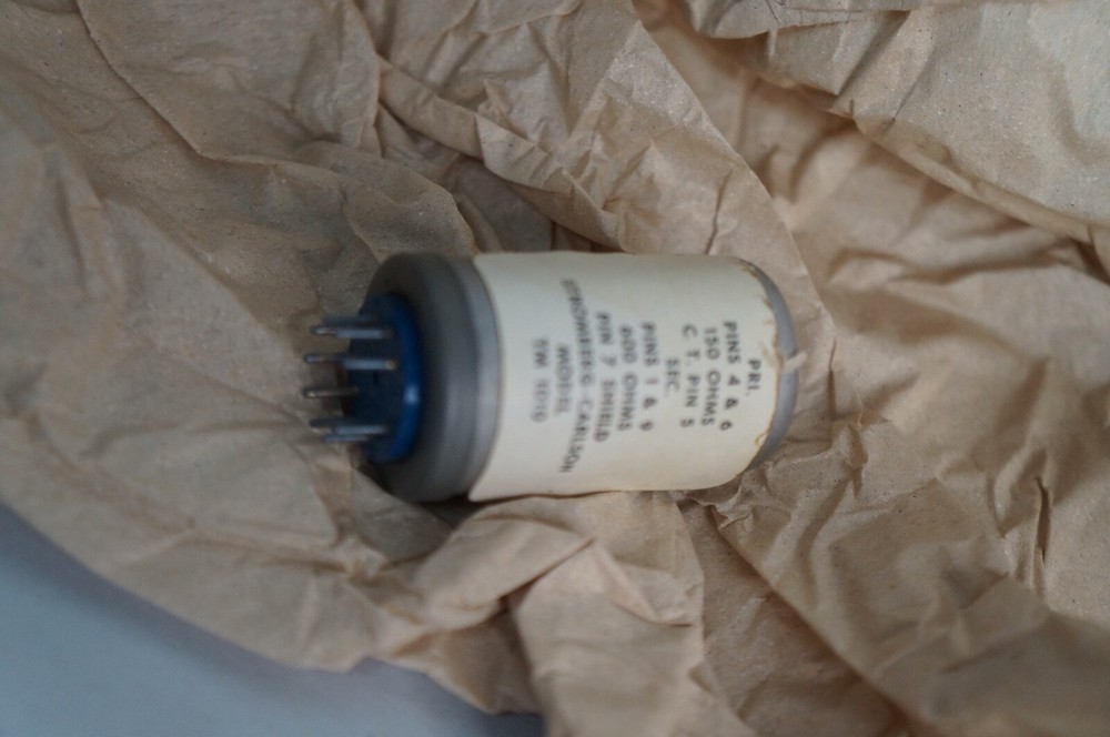 Rare Stromberg-Carlson TM-1010 Input Transformer Microphone 600 OHMS