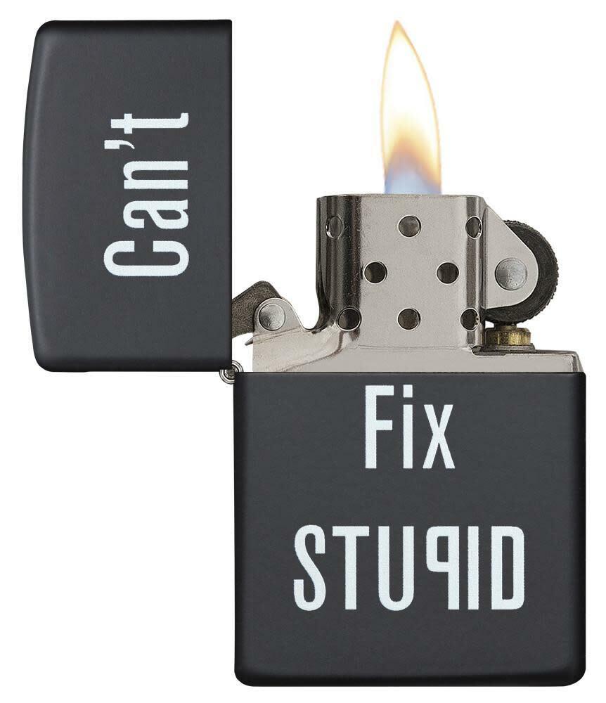 Zippo Cant Fix Stupid 28664