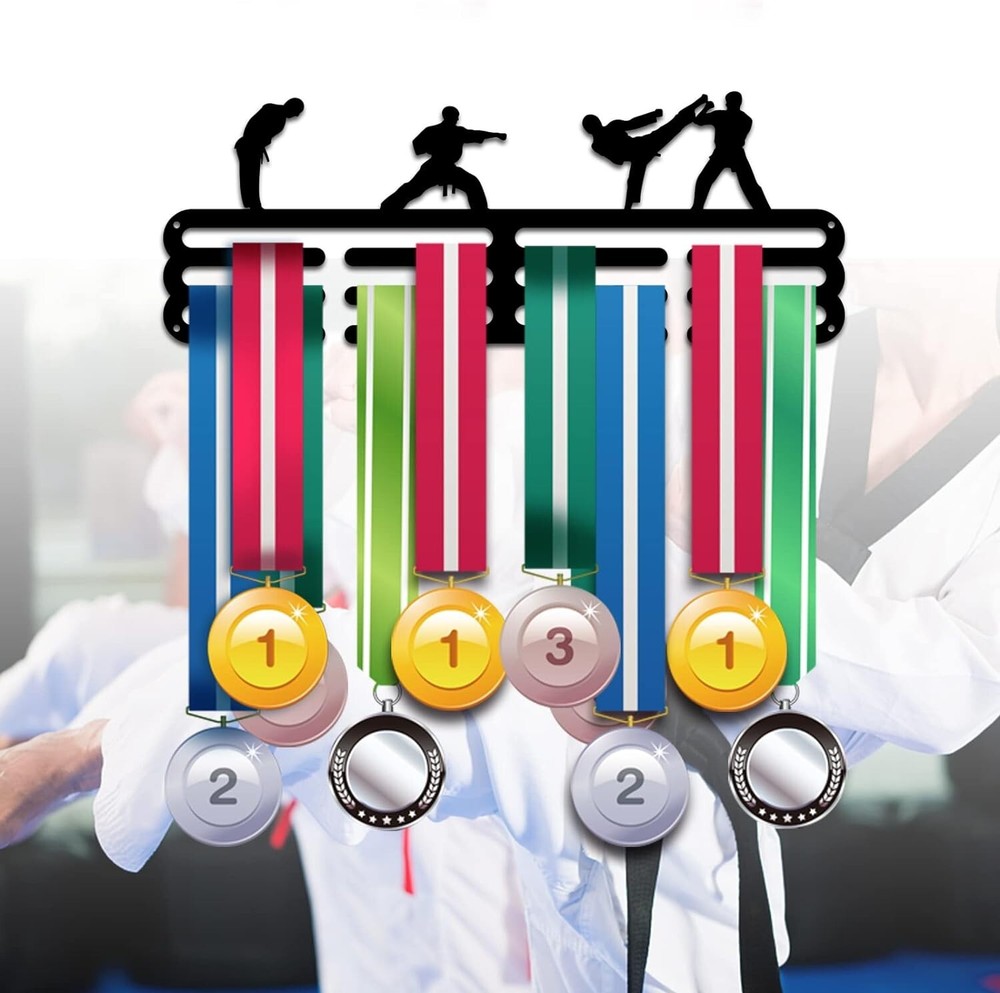 NEW ~ Superdant Medal Hanger / Holder / Display Rack ~ Karate ~ Black