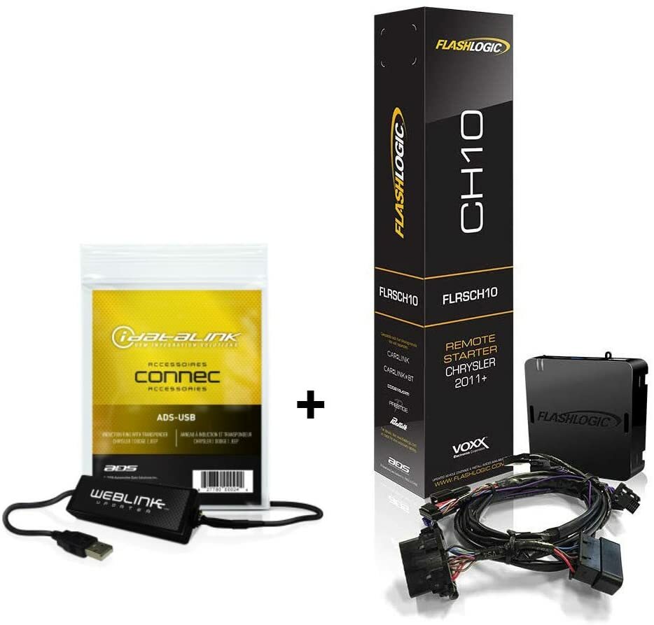 FLRSCH10 FlashLogic Remote Start Module for Chrysler Dodge Jeep RAM 1500 Harness