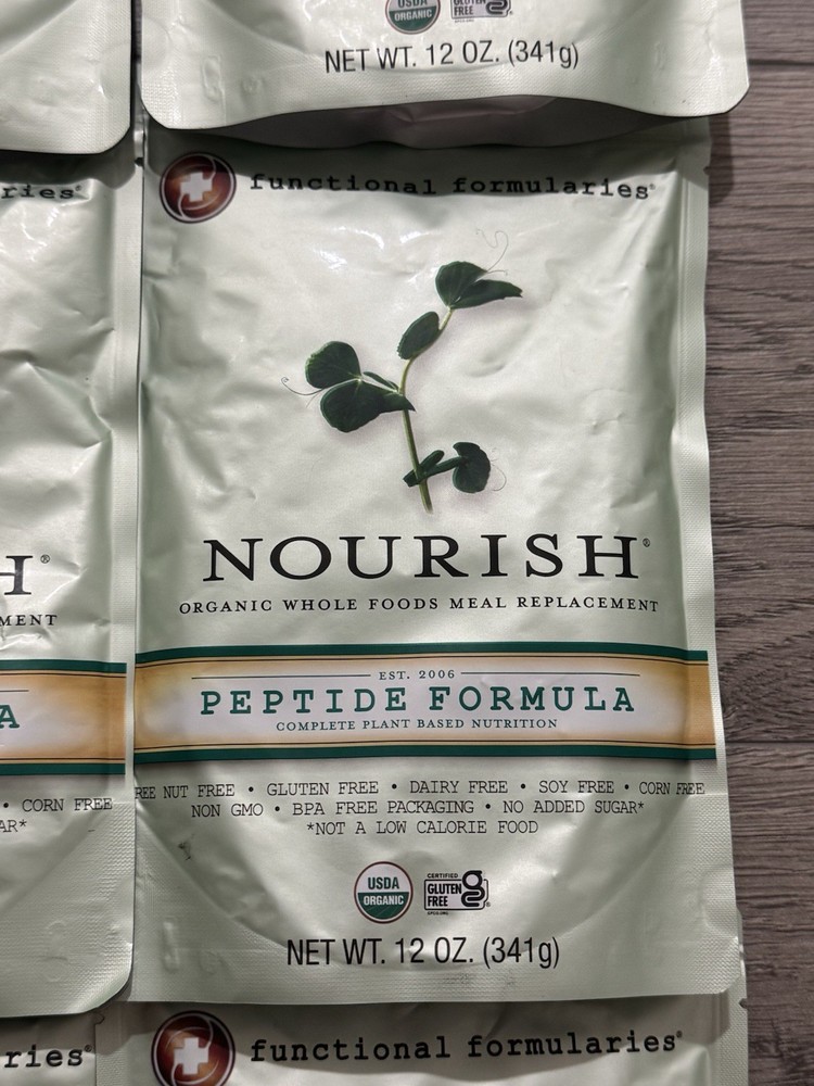 9 Pouches Nourish Peptide Formula Meal Replacement Functional Formularies