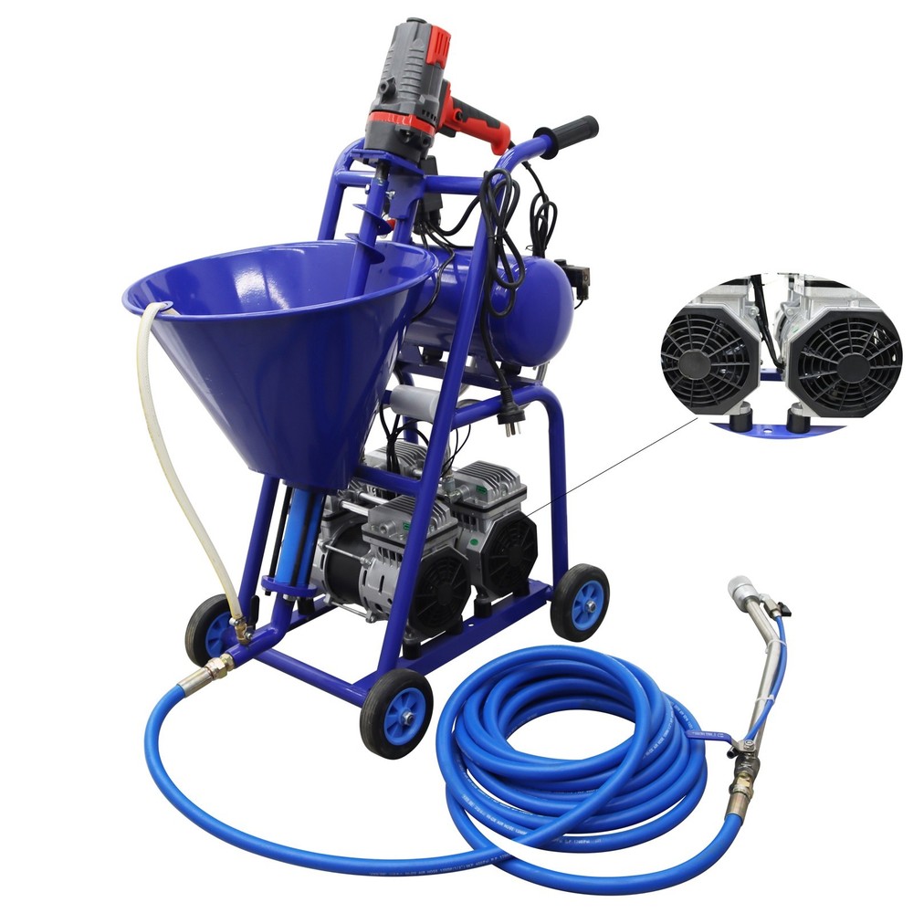 220V Putty Spraying Machine Multifunctional Spraying Machine with 13.2Gal Hopper