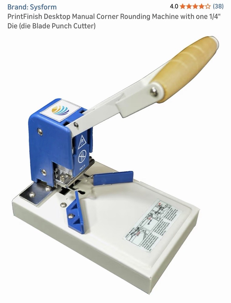 Desktop Corner Rounder Die For Printfinish Desktop Manual Corner Rounder Machine