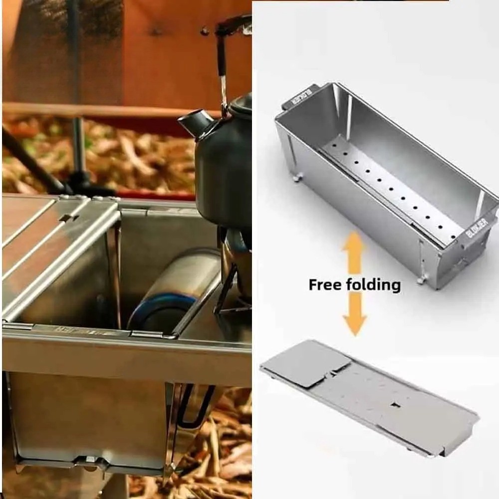 Camping IGT Table Accessible Table 0.5 Unit Drawer Storage Box Outdoor Camping