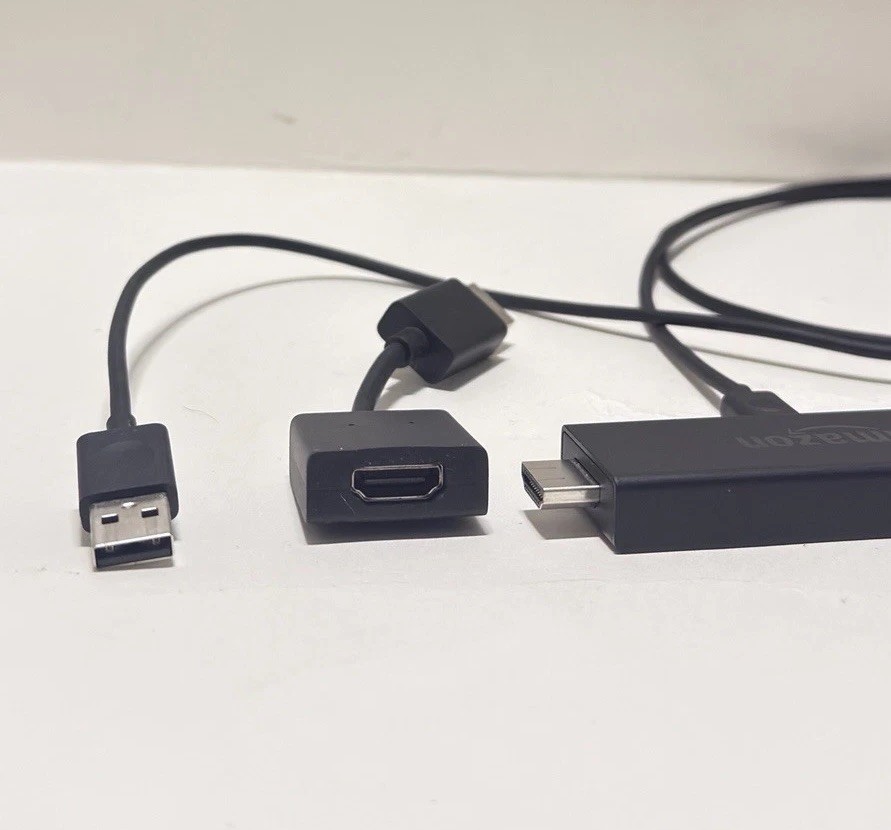 Amazon HDMI Streaming Media Player w/ Power Cable Adapter Black