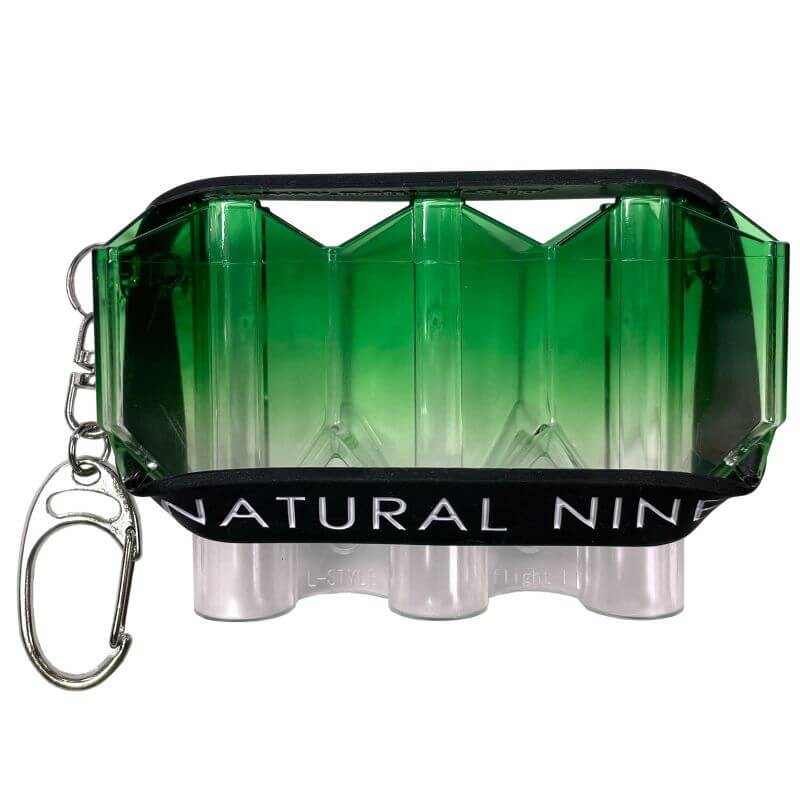 Natural Nine Crystal Forest Green Gradient Flight Case