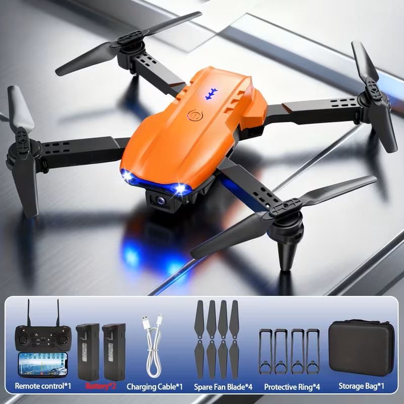 NEW E99 Foldable 4K Dual Camera Drone WiFi Remote Control Four Axis Aircraft HD