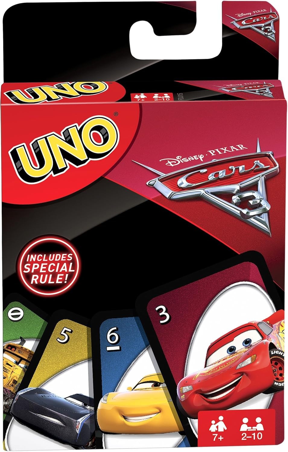 Mattel UNO Disney Pixar Cars Games