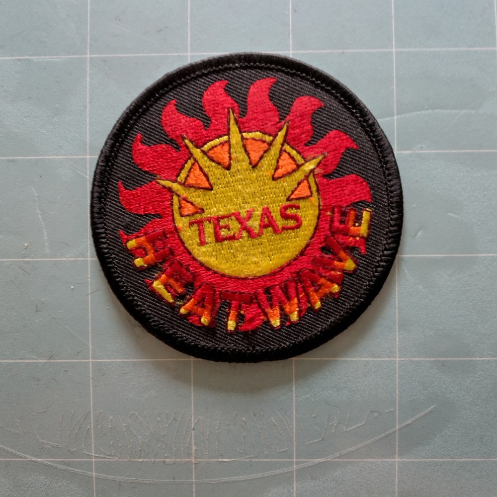 Texas Heatwave Team Patch size 3x3